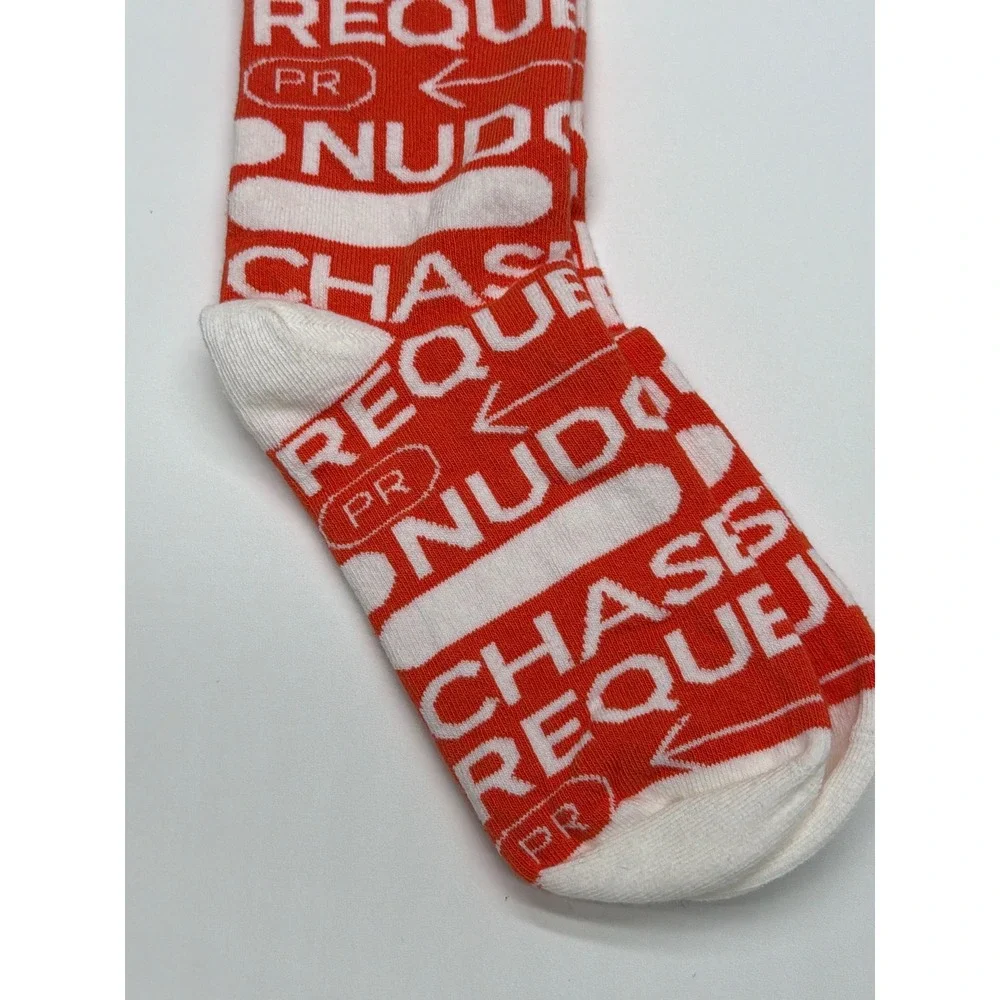 Sock Club Bill The Graphic Sock Relax You Have Bill‎ Red White